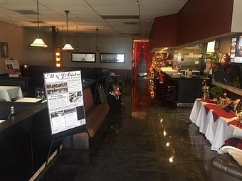 Interior: social gathering happy hour in the bar area - M & J Bistro in Tracy, CA American Restaurants