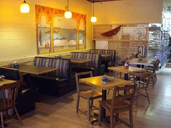 Interior: Newly Remodeled Dining Room 2013 - Mad Batter Bakery & Cafe in WCU Campus - Cullowhee, NC Pizza Restaurant