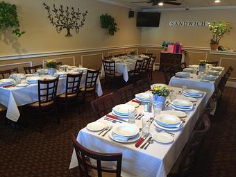 Interior: Book the Scorton Room at Marshland Too for Functions and Events. - Marshland Restaurant & Bakery in Sandwich, MA American Restaurants