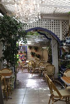 Interior - Matthews Garden Cafe in Pacific Palisades, CA Coffee, Espresso & Tea House Restaurants