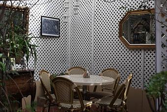 Interior - Matthews Garden Cafe in Pacific Palisades, CA Coffee, Espresso & Tea House Restaurants