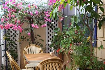 Interior - Matthews Garden Cafe in Pacific Palisades, CA Coffee, Espresso & Tea House Restaurants