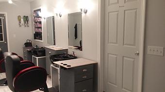 Interior: Comfortable and relaxing salon. - Meadow Street Styles in Hadley, MA Restaurants/Food & Dining