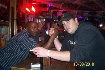 Interior: Arm Wrestling - My Brother's Place in Historical Downtown Main Street - Canon City, CO Bars & Grills