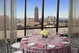 Interior: For large parties & special occasions, Nikolai's combines an elegant atmosphere with exceptional service. - Nikolai's Roof in Atlanta, GA French Restaurants