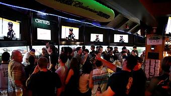 Interior: NE Hockey Playoffs - North End Bar & Grill in Five Corners, North End of Hermosa Beach - Hermosa Beach, CA American Restaurants Interior: NE Hockey Playoffs - North End Bar & Grill in Five Corners, North End of Hermosa Beach - Hermosa Beach, CA American Restaurants