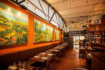 Interior - Orzo Kitchen & Wine Bar in Charlottesville, VA Bars & Grills