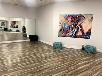 Interior: small group classes and private sessions are held in our Yoga Room. - Palm Beach Athletic Wear & Yoga in Juno Beach/North Palm Beach - North Palm Beach, FL Yoga Instruction