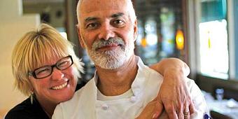 Interior: Owners - Chef Ted and wife Cindy - Passionfish in Pacific Grove - Pacific Grove, CA Organic Restaurants