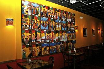 Interior - Queen Of Sheba Ethiopian Restaurant in Atlanta, GA African Restaurants