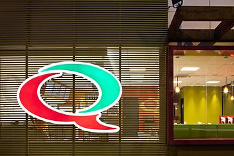 Interior - Quiznos Sub in Rockville, MD Sandwich Shop Restaurants