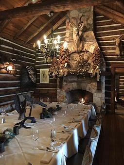 Interior: Trophy Room - Rainbow Lodge in North Heights - Houston, TX American Restaurants