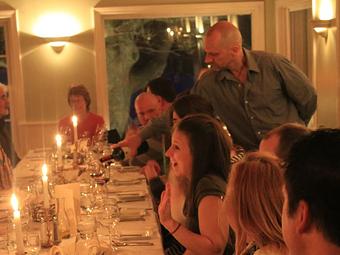 Interior: Wine Dinner - The Red Clover Inn in Rutland, VT American Restaurants