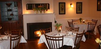 Interior: Dining Room - The Red Clover Inn in Rutland, VT American Restaurants