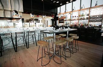 Interior - River Bar in Somerville, MA Bars & Grills