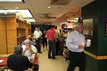 Interior: Typical Lunch - Rusty's Deli & Grille in Charlotte, NC Delicatessen Restaurants