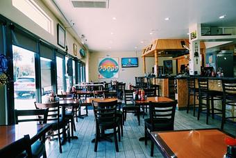 Interior: Our New Location, Dine in! - Rutt's Hawaiian Cafe in Los Angeles, CA American Restaurants