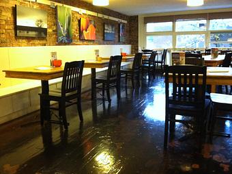 Interior - Sage Restaurant in On the mezzanine above La Bella Casa - McMinnville, OR Delicatessen Restaurants