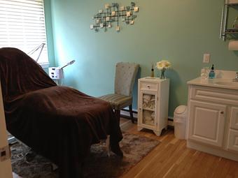 Interior: Treatment room 1 - SELF Aesthetics and Therapeutic Specialists Medical Spa in Franklin, MA Day Spas
