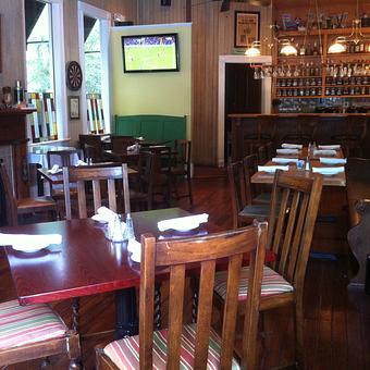 Interior: Pub Room - Shamrock Rose and Thistle - The Tea Room in Village of Springhill - Mobile, AL Hamburger Restaurants