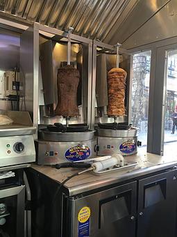 Interior - Shondiz Cafe in Right in front of Hard Rock Cafe - Denver, CO Greek Restaurants