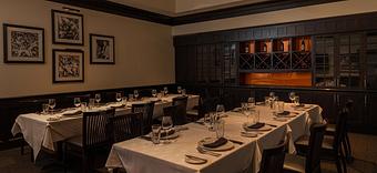 Interior: Private Dining - Perfect Season Room - Shula's Steak House (Hilton Richmond Hotel & Spa) in Richmond, VA American Restaurants
