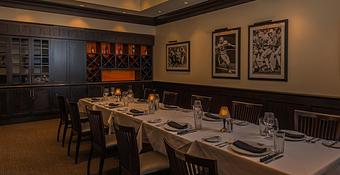 Interior: Private Dining - Coaches Corner - Shula's Steak House (Hilton Richmond Hotel & Spa) in Richmond, VA American Restaurants