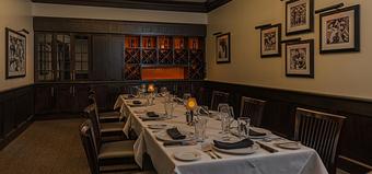 Interior: Private Dining - Winning Edge Room - Shula's Steak House (Hilton Richmond Hotel & Spa) in Richmond, VA American Restaurants