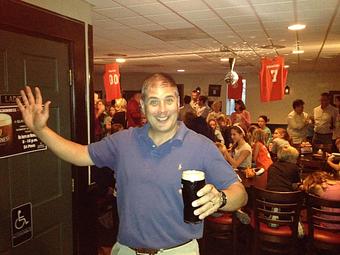 Interior: Andy being Andy - Sir Edmond Halley's in Myers Park - Charlotte, NC Hamburger Restaurants