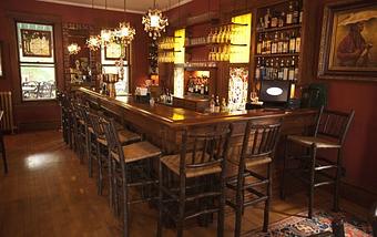 Interior: The Bar at Sisters Bistro - Sister's Bistro in Old Forge, NY Restaurants/Food & Dining