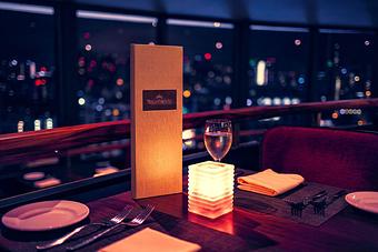 Interior: Romantic dinner at Top of Waikiki - SKY Waikiki in Honolulu, HI Bars & Grills