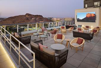 Interior - Skysill Rooftop Lounge in Tempe, AZ American Restaurants