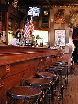 Interior: Sleder's Bar - Sleder's Family Tavern in Traverse City's Famous Slabtown! - Traverse City, MI American Restaurants