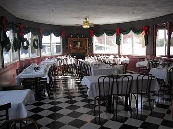 Interior: Sleder's Porch-available for private parties! - Sleder's Family Tavern in Traverse City's Famous Slabtown! - Traverse City, MI American Restaurants