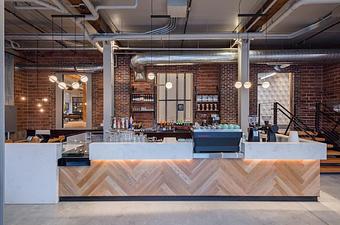 Interior - St. Kilda Cafe & Bakery in Des Moines, IA Coffee, Espresso & Tea House Restaurants