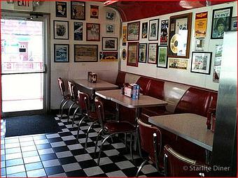 Interior - Starlite Diner in Daytona Beach, FL Diner Restaurants