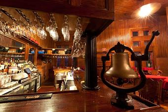 Interior: A view of the Steaming Tender bar. - Steaming Tender in Palmer, MA American Restaurants