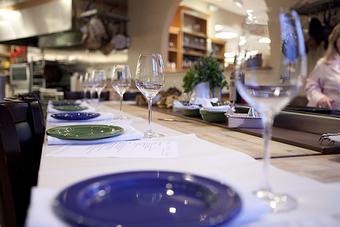 Interior: Set up for a cooking class - Stone Creek Kitchen in Monterey, CA Food & Beverage Stores & Services