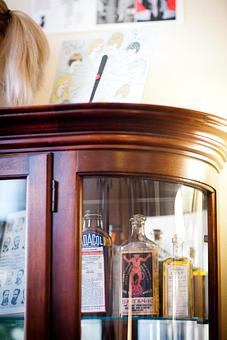 Interior: History of Hair Dressing - Suz Pratt The Holistic Stylist in Ferguson Historic Business District ~ Jeske Park - Ferguson, MO Beauty Salons