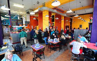 Interior: I need me some good food! - Taco Del Sol in Downtown Walking Mall - Helena, MT Mexican Restaurants