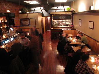 Interior - The Abbey in Brookline, MA American Restaurants