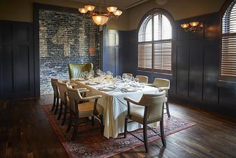 Interior: Private event space: Mayor's Room - The Chicago Firehouse Restaurant in Chicago, IL Steak House Restaurants