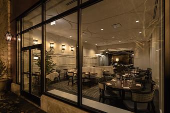 Interior: Looking into our Solarium - The Chicago Firehouse Restaurant in Chicago, IL Steak House Restaurants