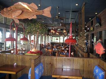 Interior - The Crazy Crab - Jarvis Creek in North end of Hilton Head Island - Hilton Head Island, SC Seafood Restaurants