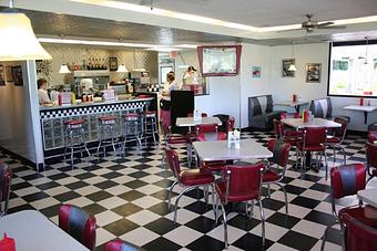 Interior - The Drive In in Grantsburg, WI Hamburger Restaurants