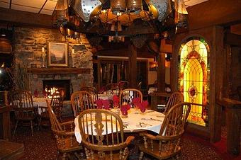 Interior - The English Inn in Fish Creek, WI American Restaurants