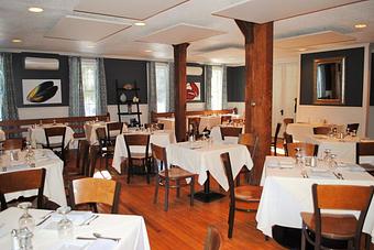 Interior: Renovated main dining room - The Frogtown Inn & 6 Acres Restaurant in Canadensis, PA American Restaurants