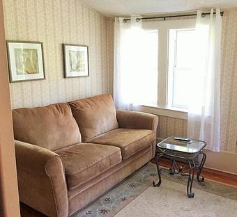 Interior: Room #9 living room - The Frogtown Inn & 6 Acres Restaurant in Canadensis, PA American Restaurants