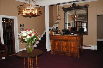 Interior: Renovated lobby - The Frogtown Inn & 6 Acres Restaurant in Canadensis, PA American Restaurants