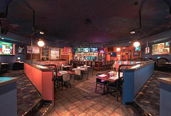 Interior: Galaxy Sports Bar - The Galaxy Restaurant in Wadsworth, OH American Restaurants